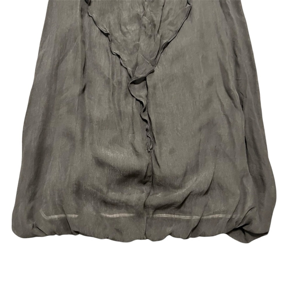 Vintage Transit Par-Such Gray Flowy Dress Size S - Picture 3 of 8